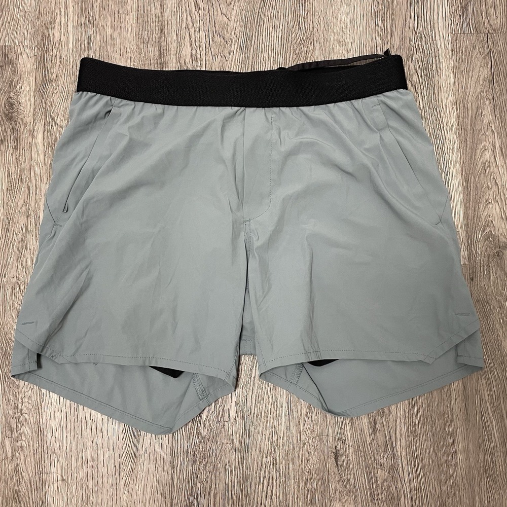 Ten Thousand Shorts Men's Large Tactical Blue Ripstop Lined 5" Inseam TTSH006